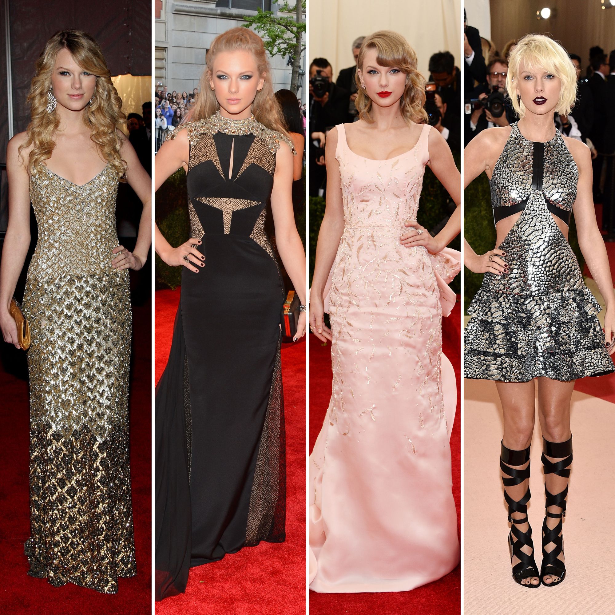 Todos los looks 'enjoyados' de Taylor Swift en la Gala del Met a lo largo de los años