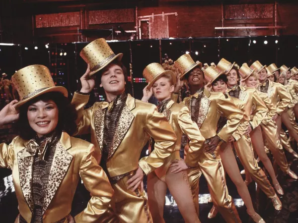 El elenco de 'A Chorus Line'.