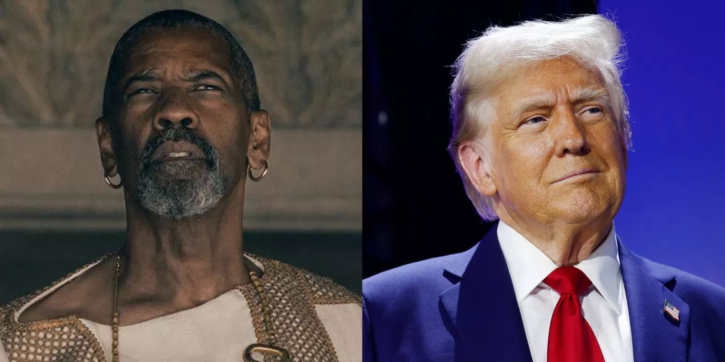 Ridley Scott compara al personaje de Denzel Washington en 'Gladiator II' con Donald Trump: 'Crea caos'