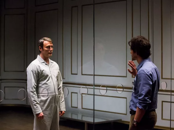 Mads Mikkelsen como el Dr. Hannibal Lecter en 'Hannibal'.