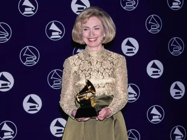 Hillary Clinton en los Grammys. Vinnie Zuffante/Getty Images