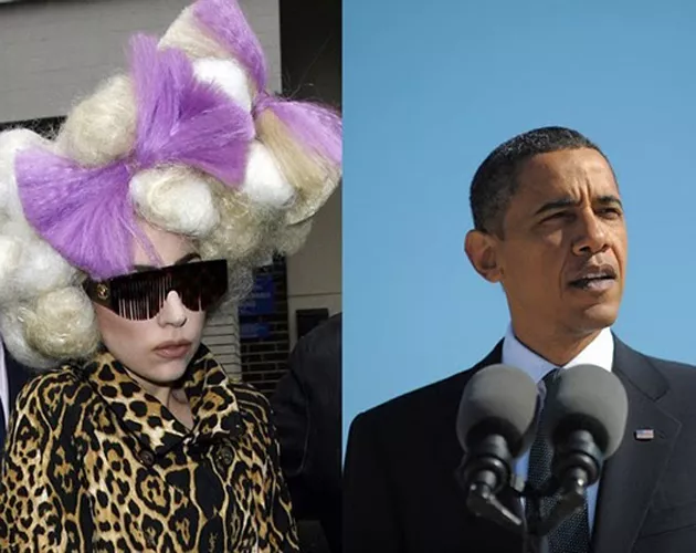 Lady Gaga y Obama