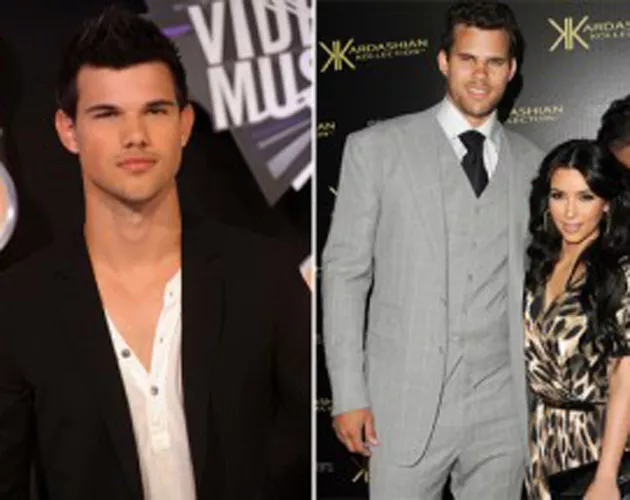 Taylor Lautner y Kris Humphries