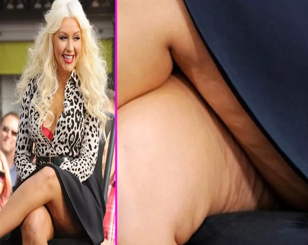 Cristina Aguilera y su celulitis de infarto