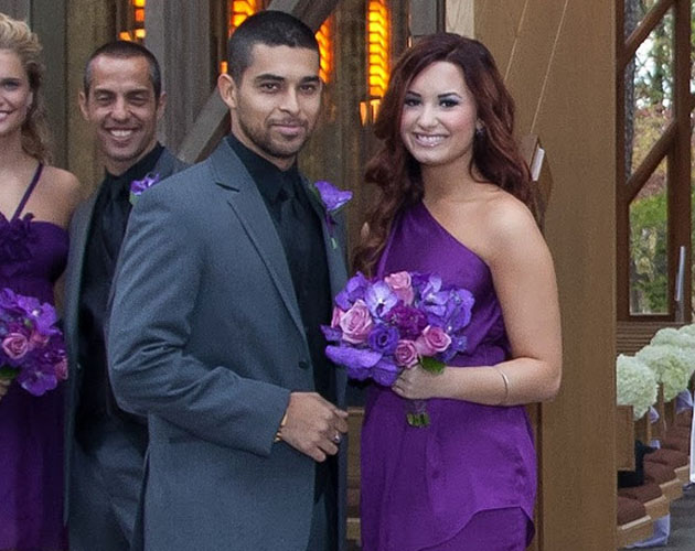 Demi Lovato de boda con su novio Wilmer Valderrama