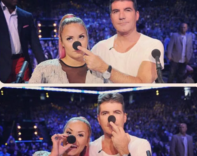 demi lovato simon cowell