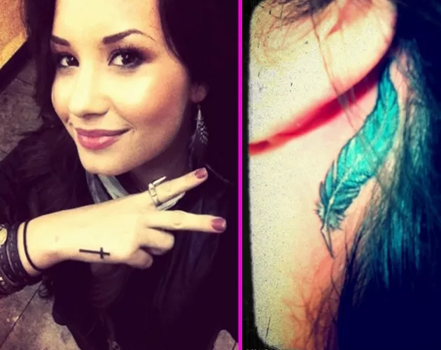 Demi Lovato presenta sus dos nuevos tatuajes en twitter