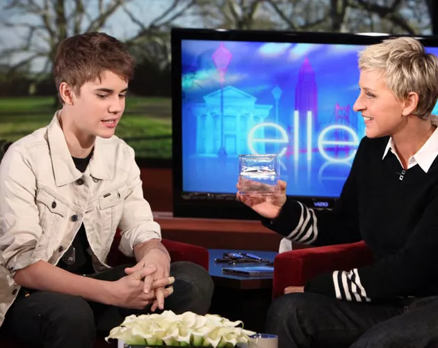 justin bieber ellen