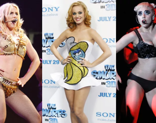 Britney Spears, Katy Perry y Lady Gaga