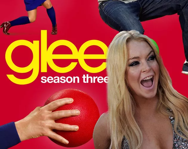 lindsay lohan glee