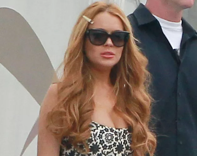 lindsay lohan glee2