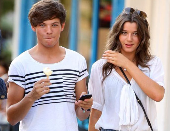 Louis Tomlinson, de One Direction, visto con su novia Louis Tomlinson, de One Direction, visto con su novia