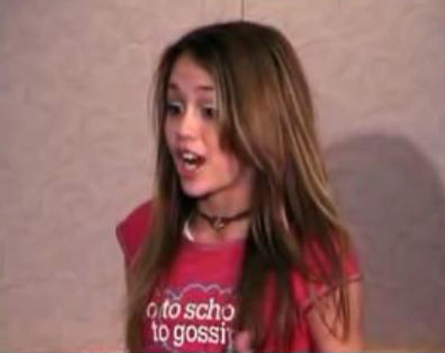 Vídeo: Miley Cyrus de pequeña haciendo el casting para Hannah Montana