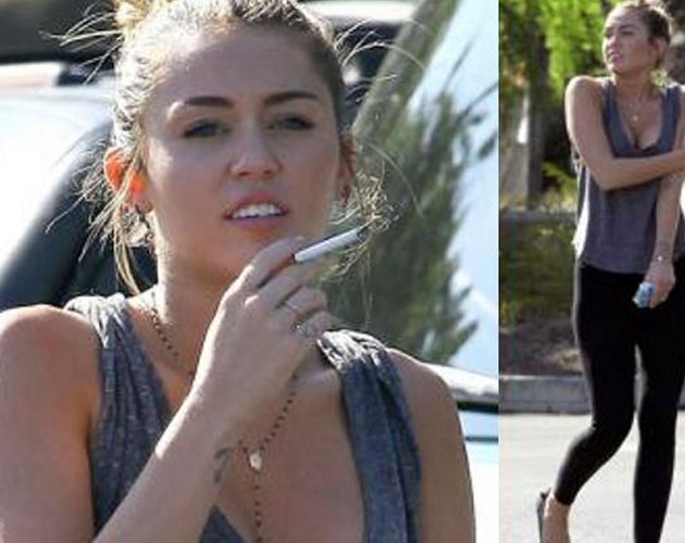 Miley Cyrus le dice a un paparazzi que se consiga otro trabajo Miley Cyrus le dice a un paparazzi que se consiga otro trabajo