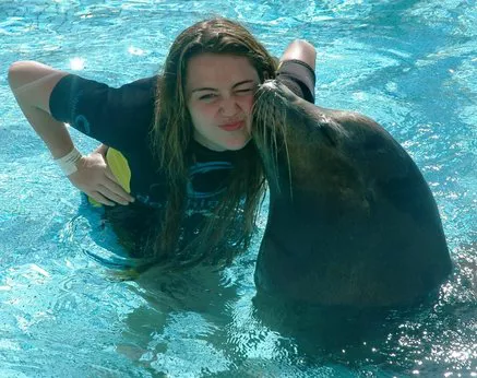 miley cyrus y foca
