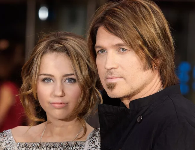 miley y su padre