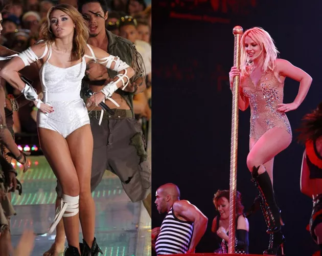 Miley Cyrus y Britney Spears