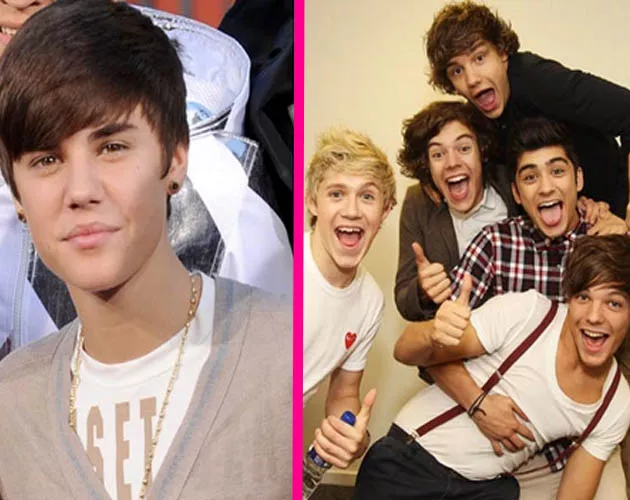 one direction y justin