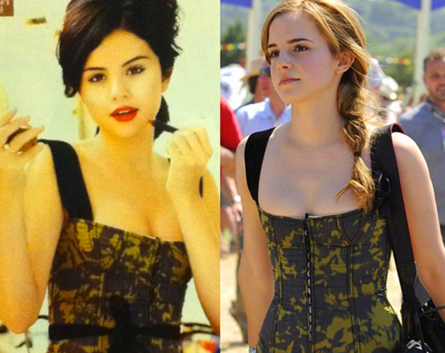 Selena Gómez y Emma Watson se copian la ropa Selena Gómez y Emma Watson se copian la ropa