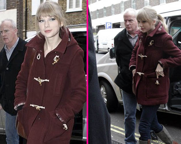 Taylor Swift vista en Londres para trabajar en su papel de "Les Miserables"