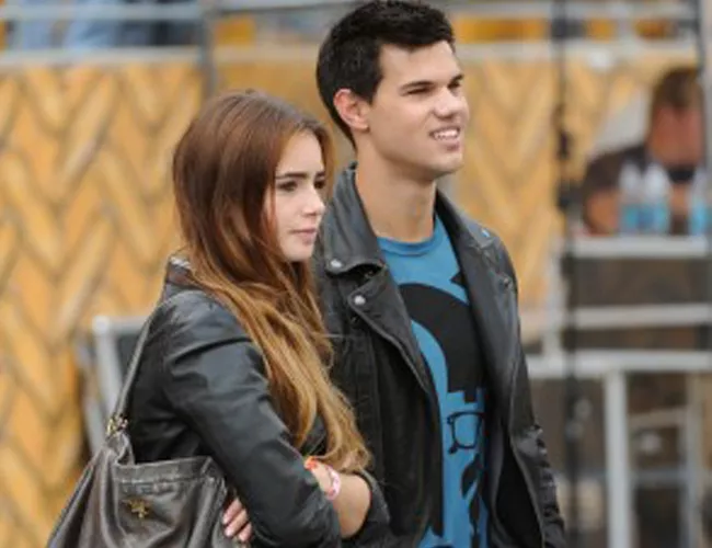 taylor lautner lily collins