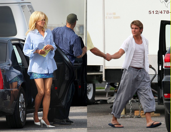 Zac Efron se codea con Nicole Kidman en su nuevo rodaje Zac Efron se codea con Nicole Kidman en su nuevo rodaje