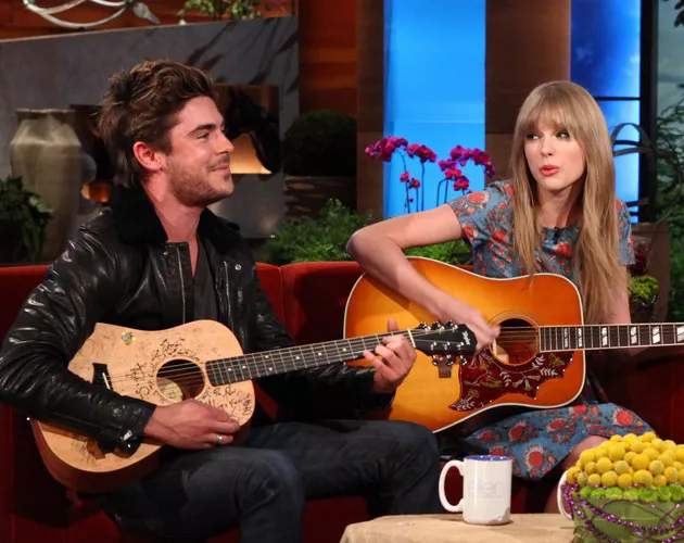 zac efron y talor swift duo ellen