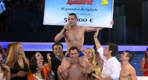Gervasio Deferr ganador de Splash... y Daniela Blume enseña el culo.