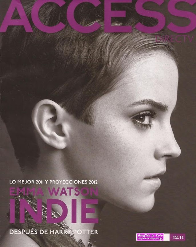 Emma Watson posó sexy en ropa interior para la revista ...