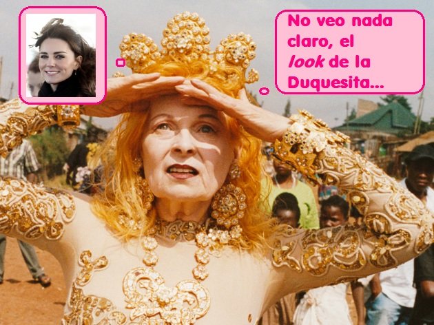 Vivienne Westwood pone a caldo el estilismo de Kate Middleton
