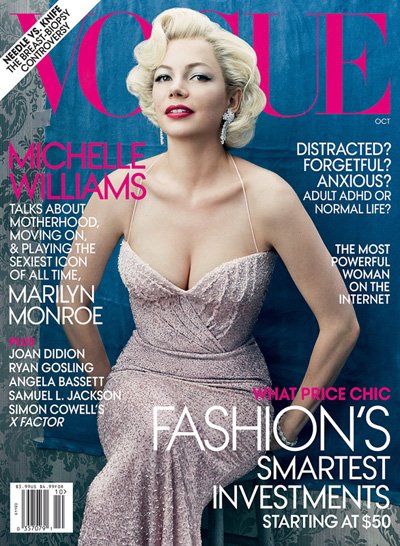 ¡Qué ven mis ojos Marilyn Monroe resucita en la portada de Vogue USA!